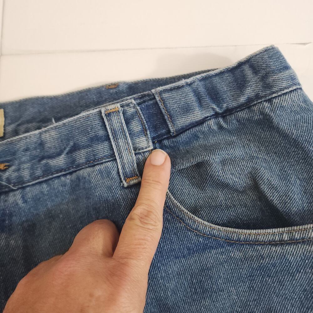 LL Bean Men's Jeans‎ 40x34 Comfort Waist Medium Wash Blue Denim Straight Leg - Picture 7 of 9